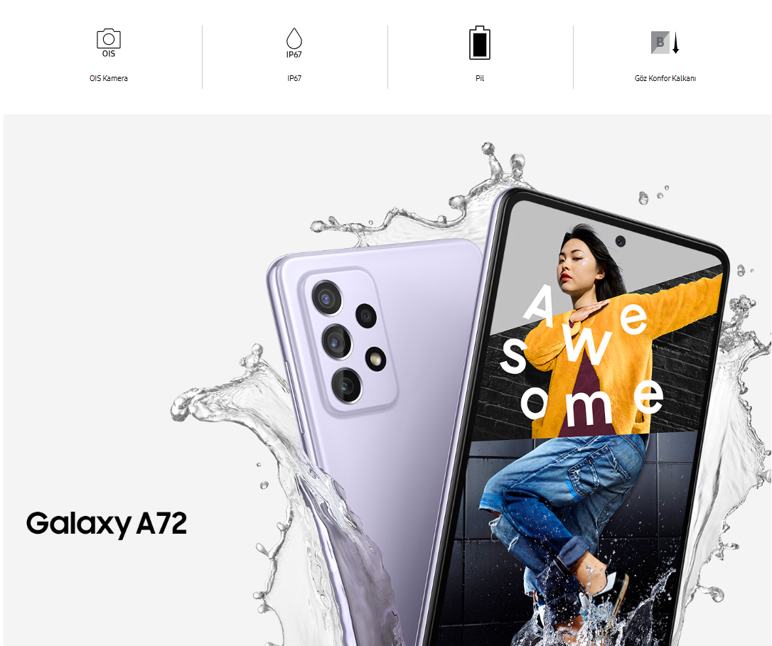 Yenilenmiş Samsung Galaxy A72